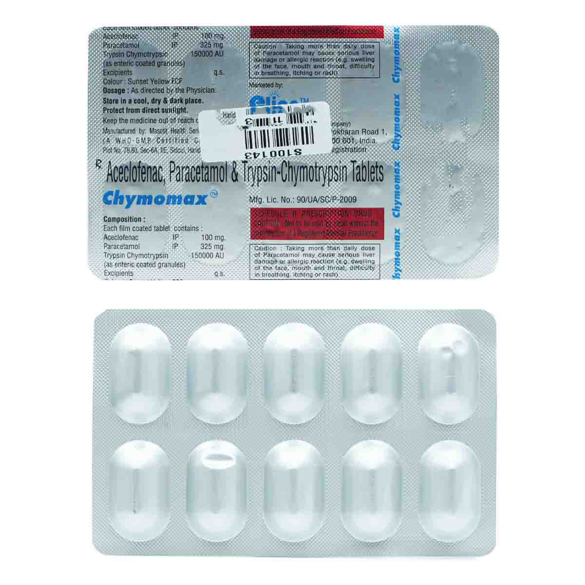 Buy Chymomax Tablet 10's Online