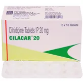 Cilacar 20 Tablet 10's, Pack of 10 TabletS