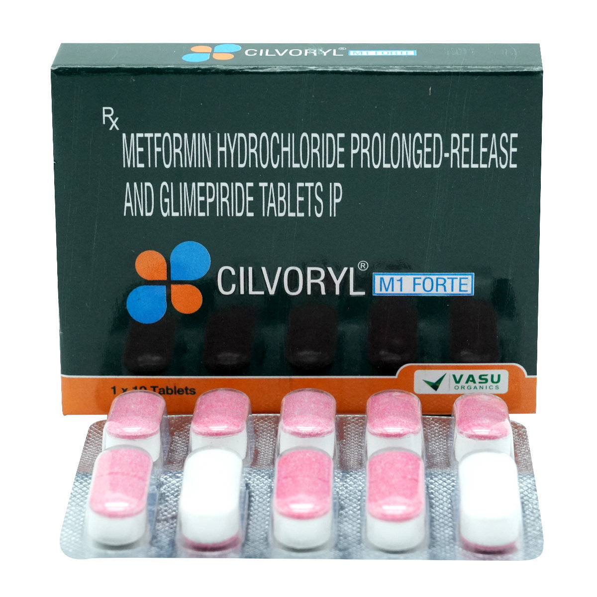 Cilvoryl M1 Forte Tablet 10's, Pack of 10 TabletS Cilvoryl M1 Forte Tablet 10's, Pack of 10 TabletS