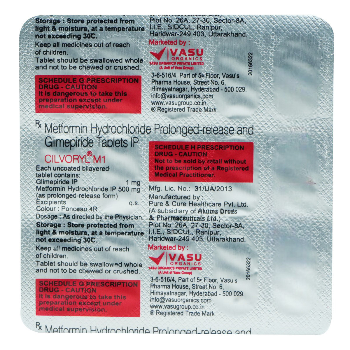 Cilvoryl M1 Tablet 15's, Pack of 15 TABLETS Cilvoryl M1 Tablet 15's, Pack of 15 TABLETS