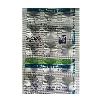 Cilaheart-5 Tablet 15's, Pack of 15 TABLETS