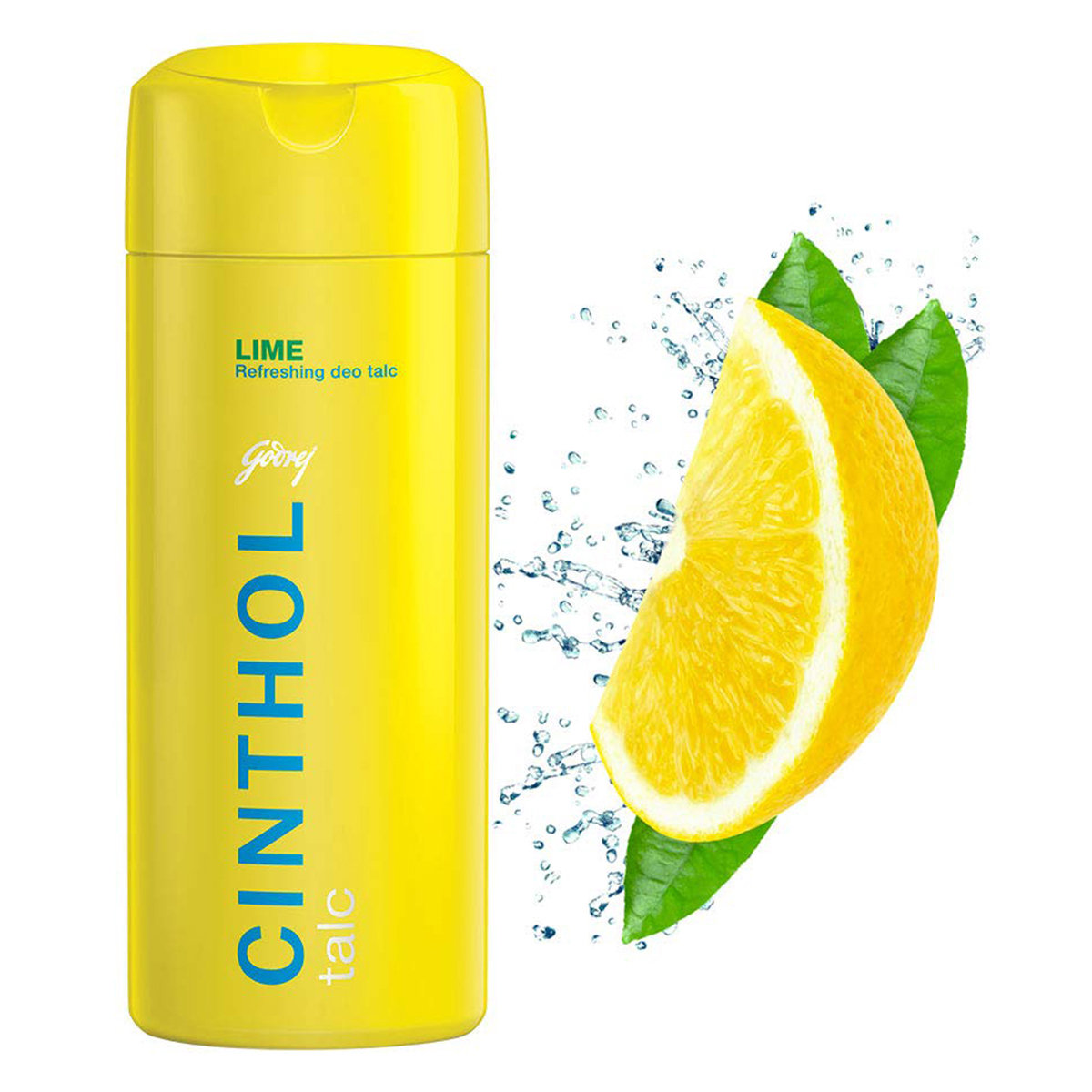 Godrej Cinthol Lime Talcum Powder 300 gm | Protects Against Persipiration | Keeps Skin Fresh & Energies With Citrus Fragrance, Pack of 1 Godrej Cinthol Lime Talcum Powder 300 gm | Protects Against Persipiration | Keeps Skin Fresh & Energies With Citrus Fragrance, Pack of 1