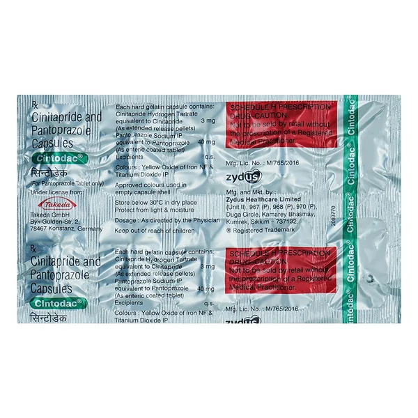 Cintodac Capsule 10's, Pack of 10