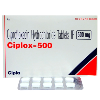 Ciplox-500 Tablet 10's, Pack of 10 TABLETS