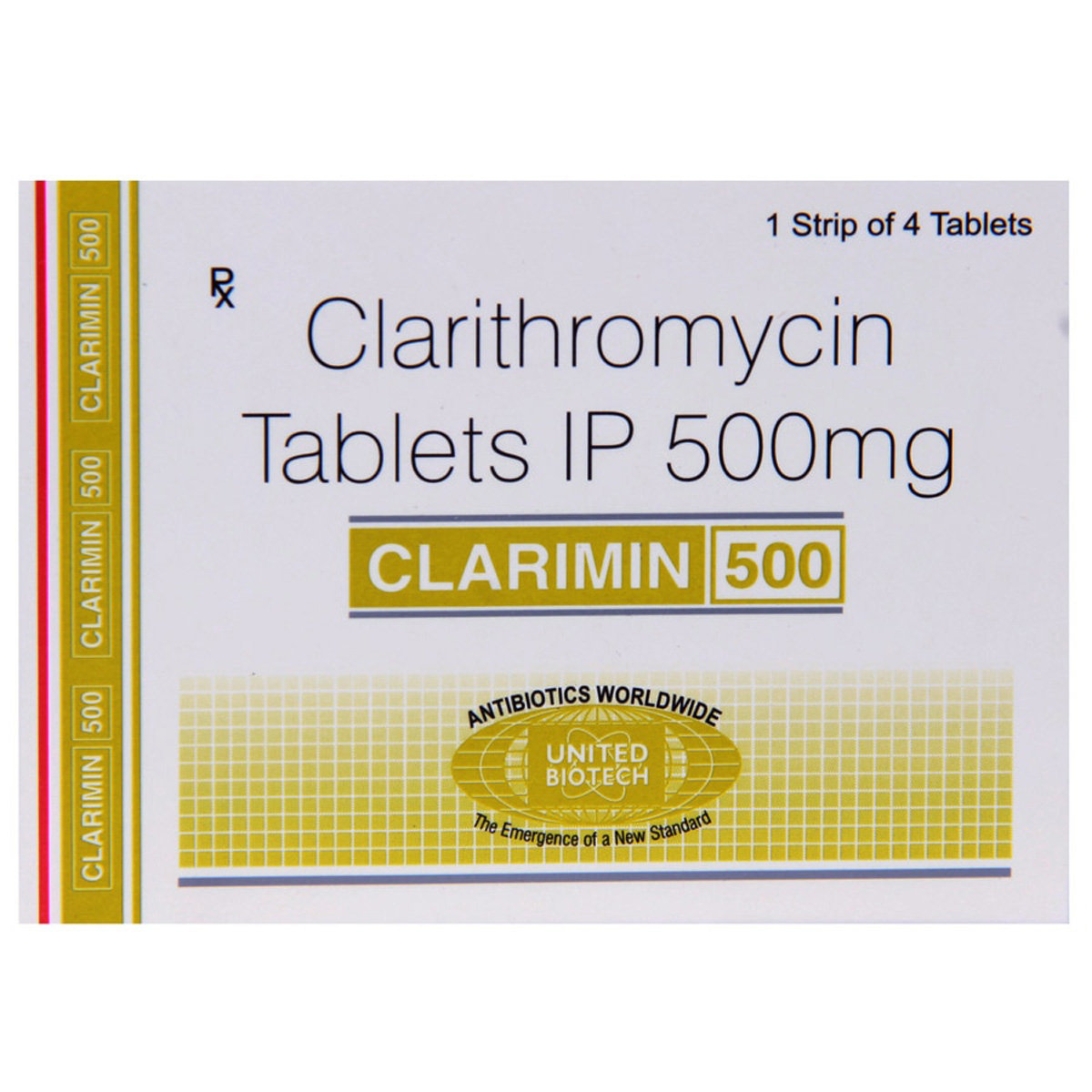 Clarimin 500mg Tablet 4's, Pack of 4 TABLETS Clarimin 500mg Tablet 4's, Pack of 4 TABLETS