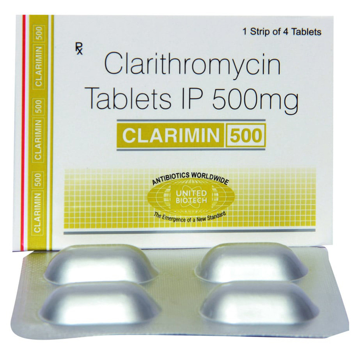 Clarimin 500mg Tablet 4's, Pack of 4 TABLETS Clarimin 500mg Tablet 4's, Pack of 4 TABLETS