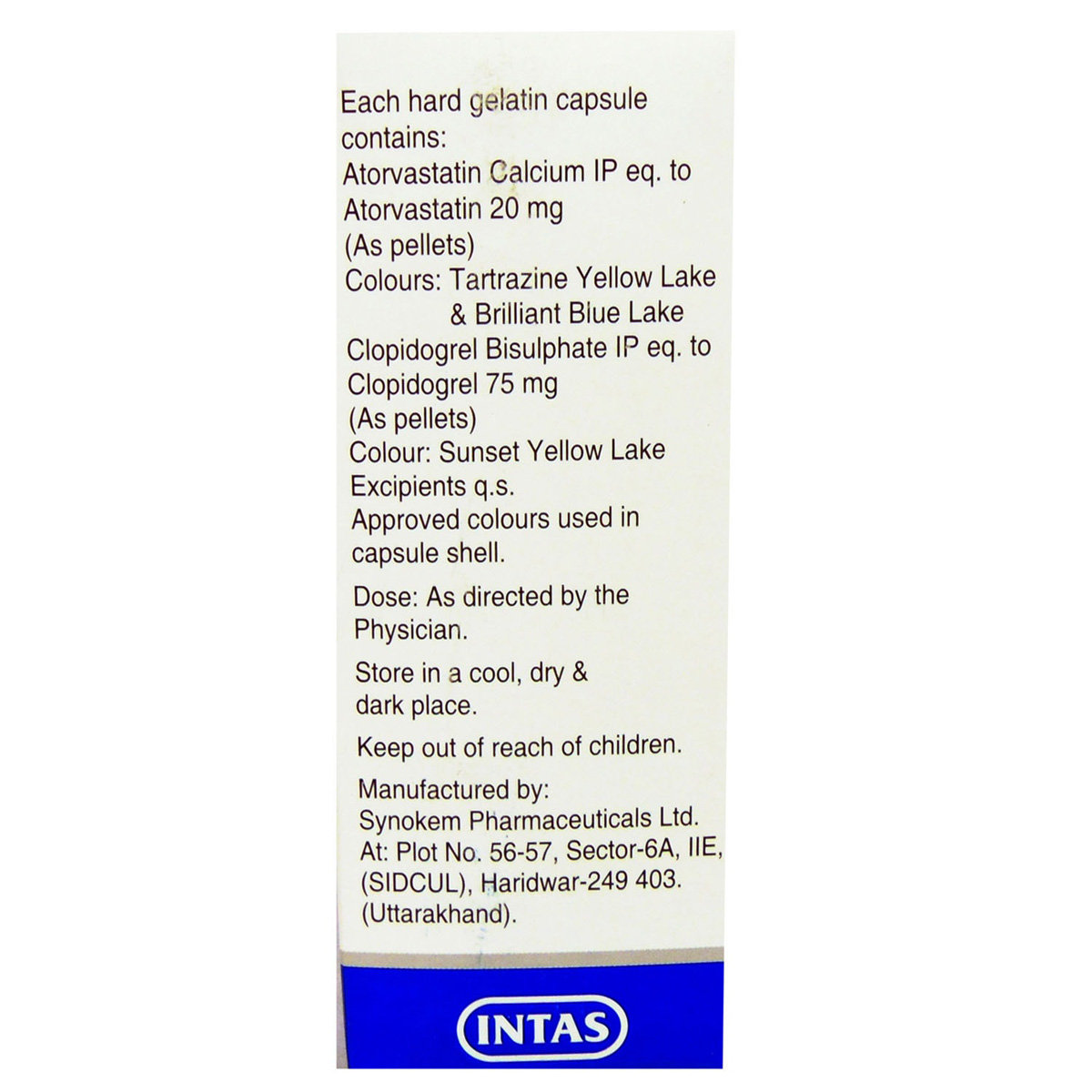 Clavilip 20 Capsule 15's, Pack of 15 CAPSULES Clavilip 20 Capsule 15's, Pack of 15 CAPSULES