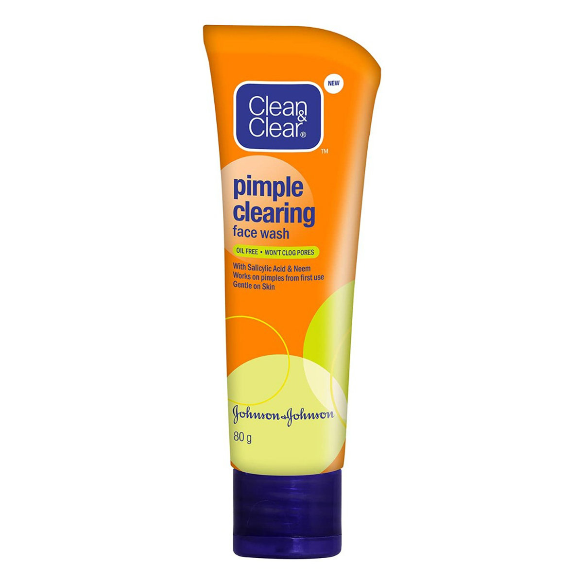 Clean & Clear Pimple Clearing Face Wash 80 gm | Neem & Salicylic Acid | Reduces & Prevents Pimple Within 7 Days | For Pimple Prone Skin, Pack of 1 Clean & Clear Pimple Clearing Face Wash 80 gm | Neem & Salicylic Acid | Reduces & Prevents Pimple Within 7 Days | For Pimple Prone Skin, Pack of 1