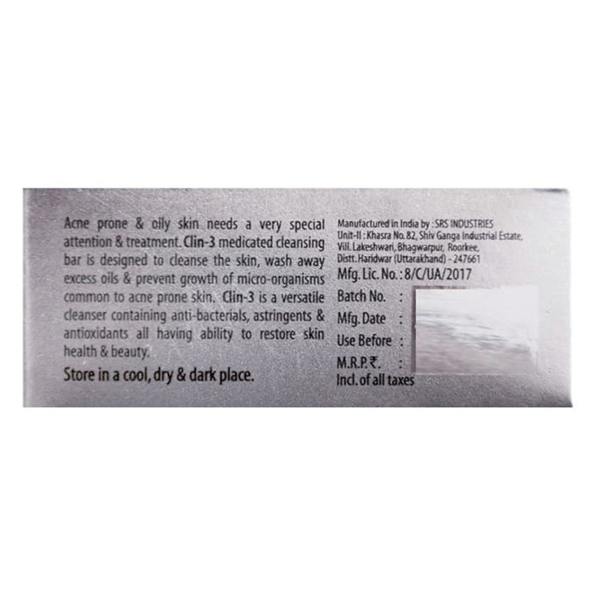 Clin-3 Soap, 75 gm, Pack of 1 Clin-3 Soap, 75 gm, Pack of 1