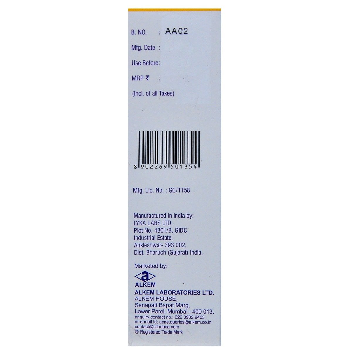 Clindac A Foaming Face Wash 50 ml, Pack of 1 Clindac A Foaming Face Wash 50 ml, Pack of 1