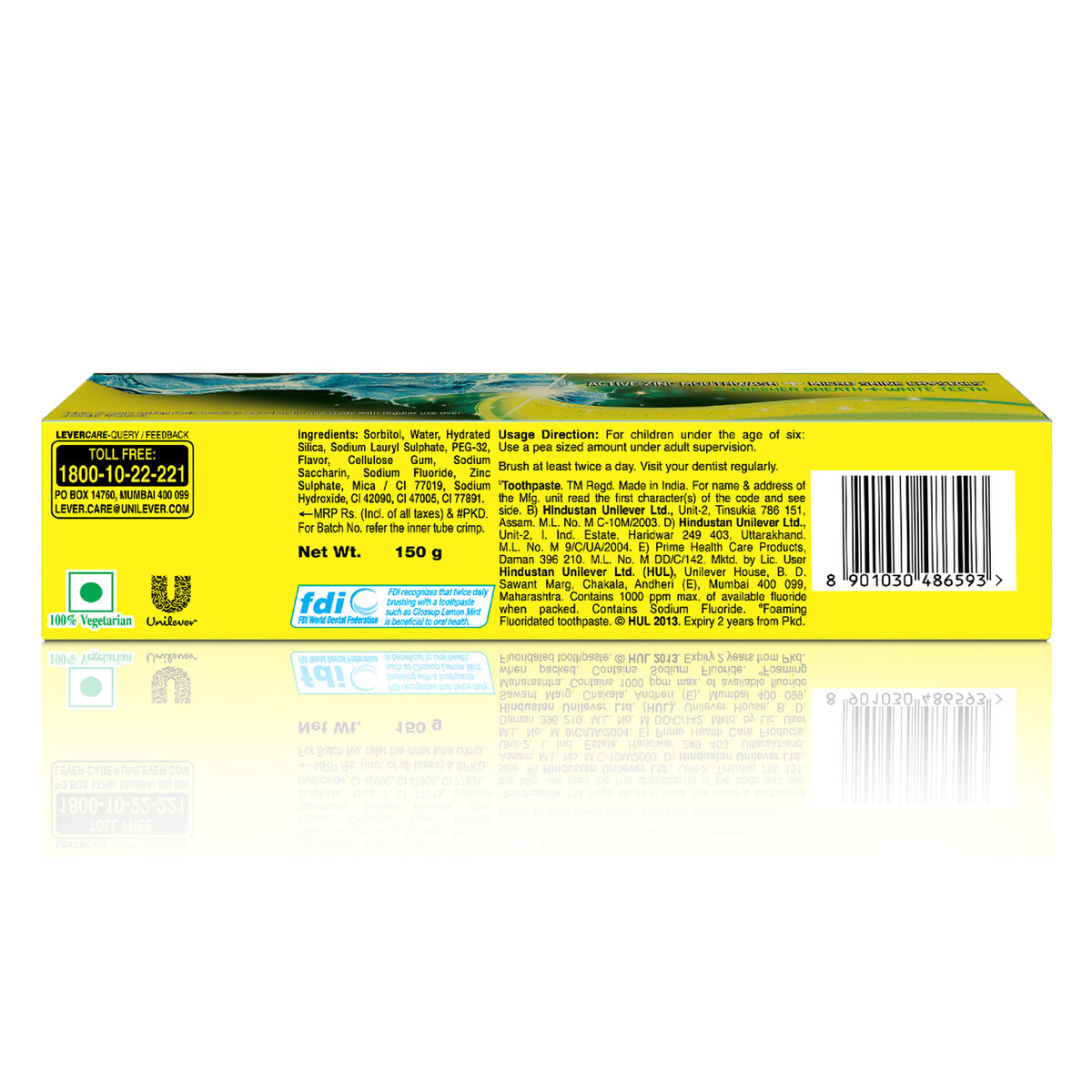Closeup Deep Action Lemon Mint Gel Toothpaste, 150 gm, Pack of 1 Closeup Deep Action Lemon Mint Gel Toothpaste, 150 gm, Pack of 1