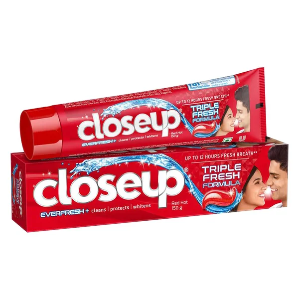 Closeup Ever Fresh+ Red Hot Gel Toothpaste, 150 gm, Pack of 1