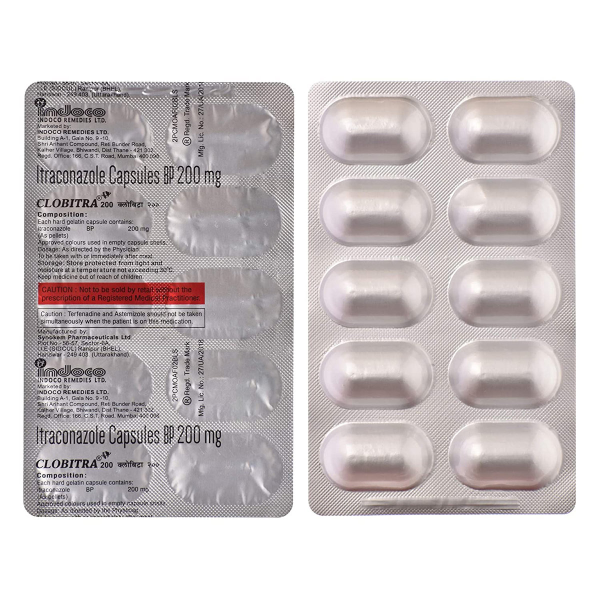 Buy Clobitra 200 mg Capsule 10's Online