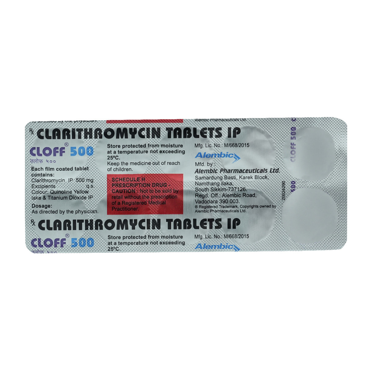 Cloff 500 Tablet 10's, Pack of 10 TABLETS Cloff 500 Tablet 10's, Pack of 10 TABLETS