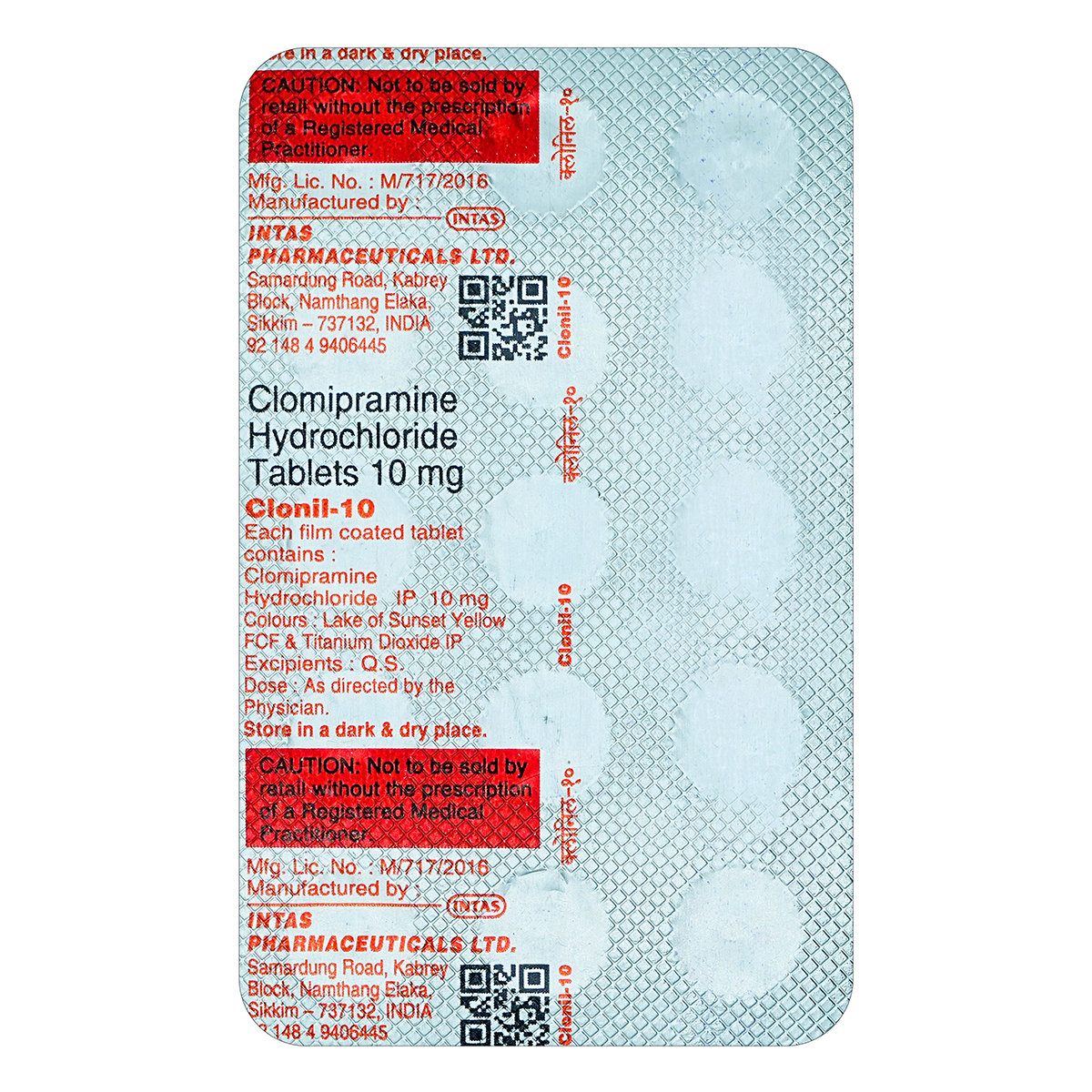 Clonil-10 Tablet 15's, Pack of 15 TABLETS Clonil-10 Tablet 15's, Pack of 15 TABLETS