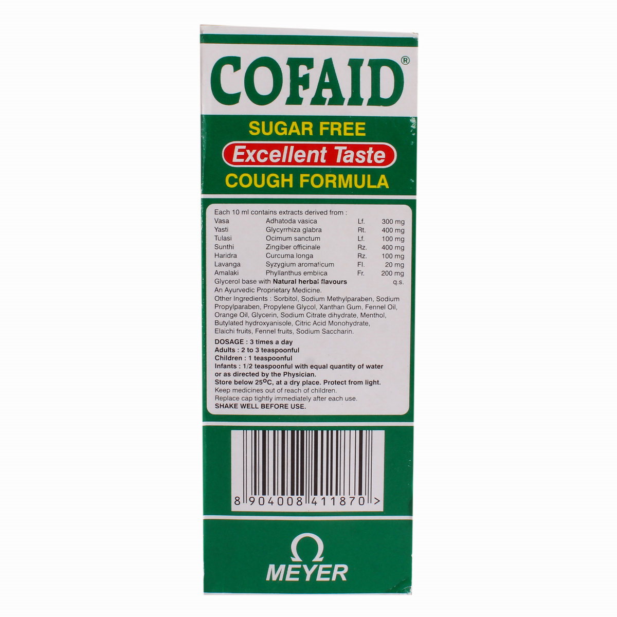 Cofaid Syrup, 100 ml, Pack of 1 Cofaid Syrup, 100 ml, Pack of 1