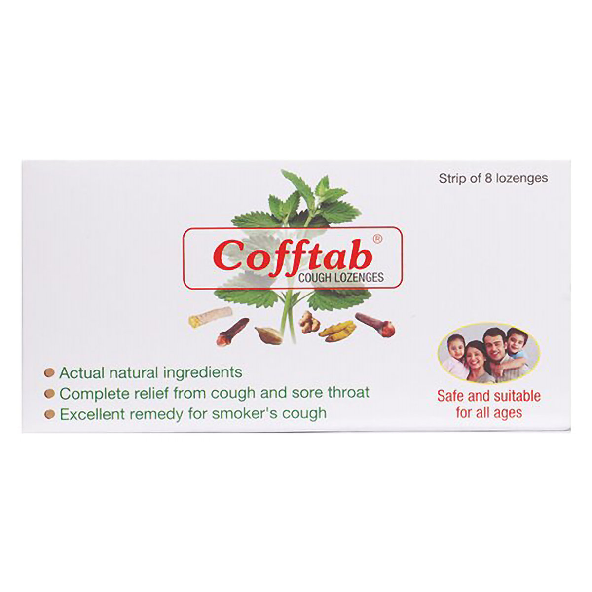 Cofftab Cough Lozenges, 8 Count, Pack of 8 Cofftab Cough Lozenges, 8 Count, Pack of 8