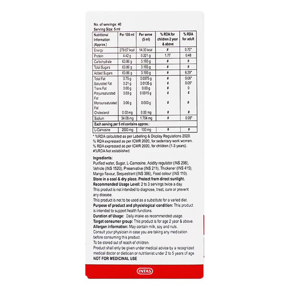Cogvin 100 Mango Flavour Syrup 200 ml, Pack of 1 Syrup Cogvin 100 Mango Flavour Syrup 200 ml, Pack of 1 Syrup