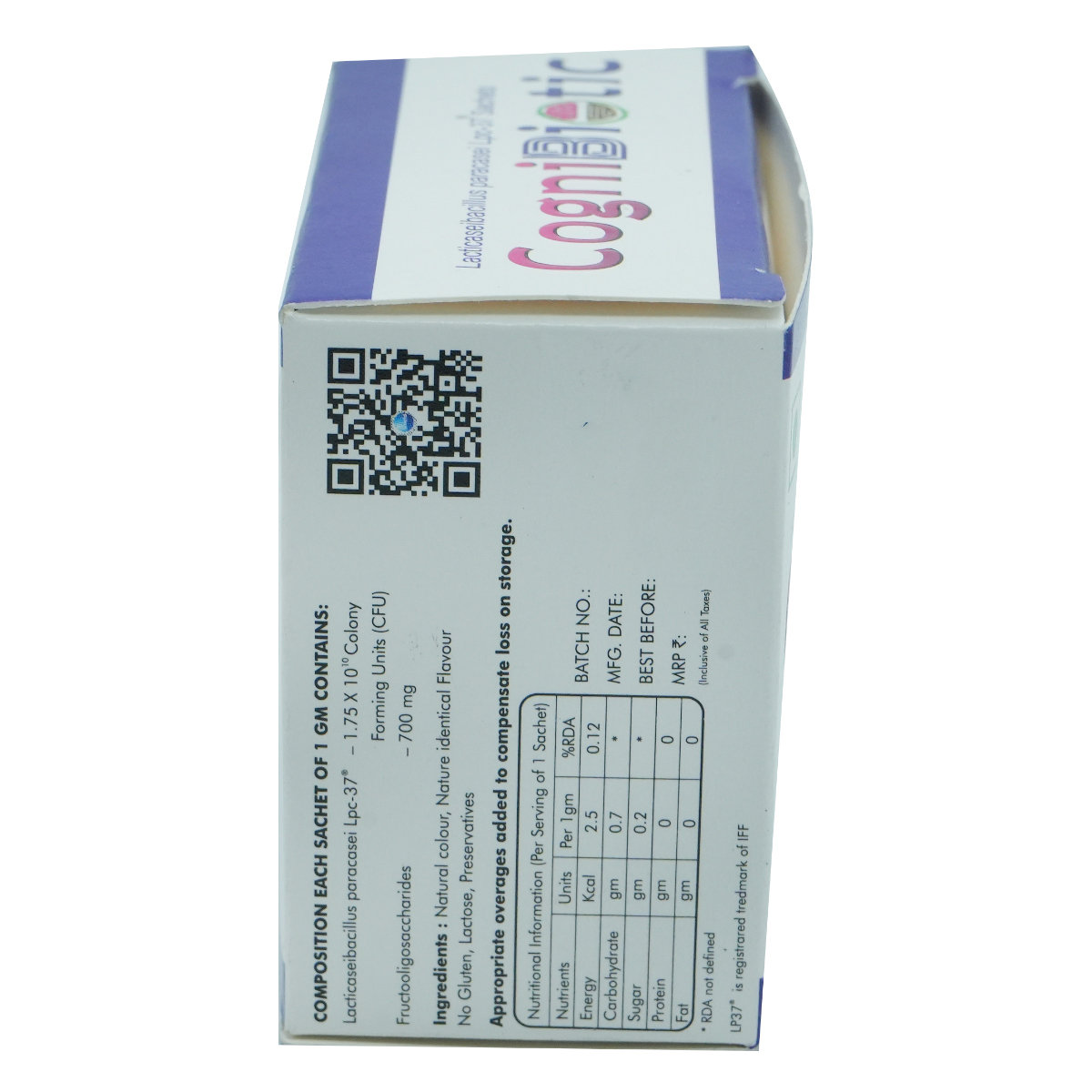 Cognibiotic Pineapple Flavour Sachet 1 gm, Pack of 1 Sachet Cognibiotic Pineapple Flavour Sachet 1 gm, Pack of 1 Sachet