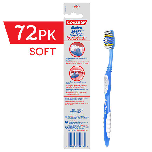 Colgate Extra Clean Toothbrush, 1 Count, Pack of 1 Colgate Extra Clean Toothbrush, 1 Count, Pack of 1