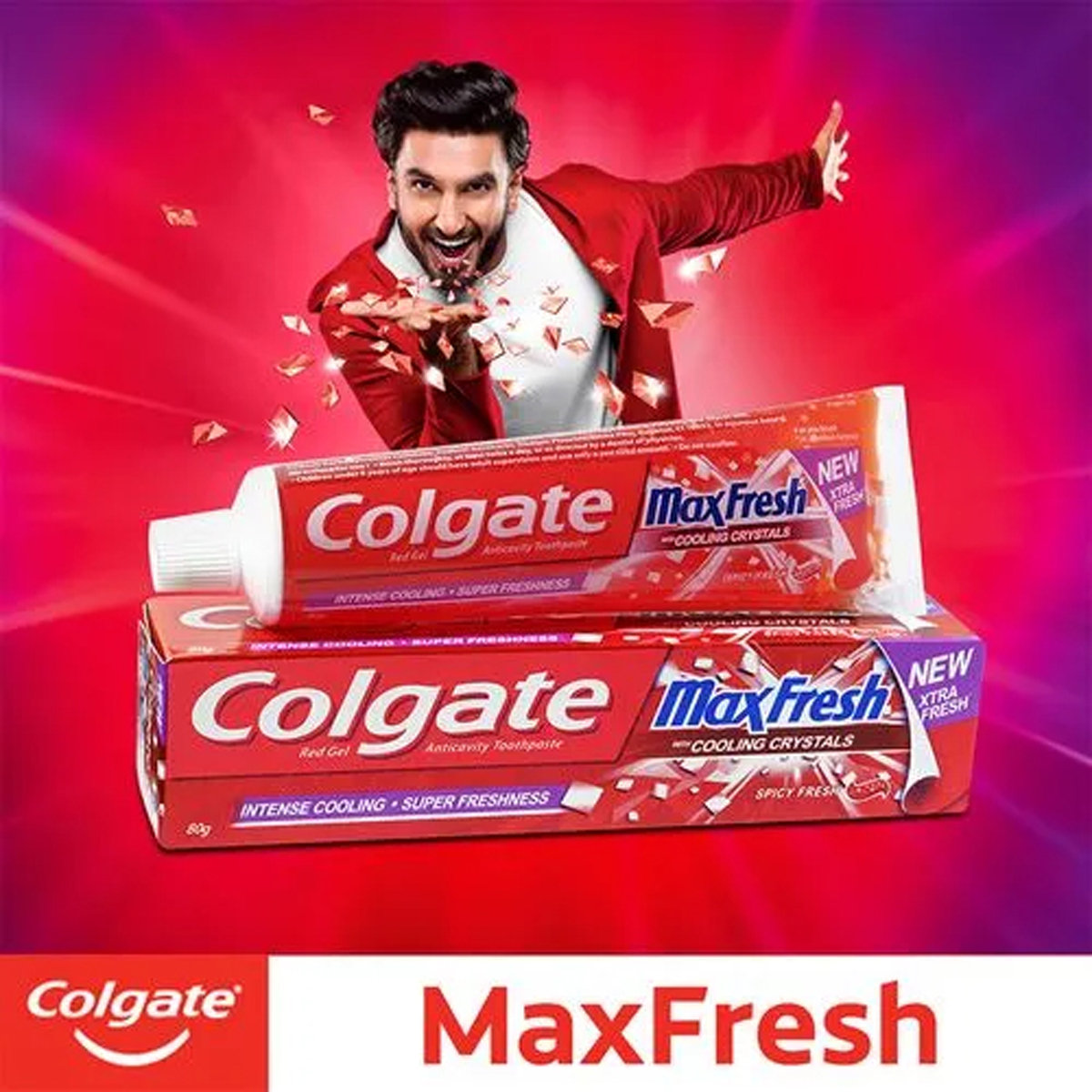 Colgate Max Fresh Red Toothpaste, 80 gm, Pack of 1 Colgate Max Fresh Red Toothpaste, 80 gm, Pack of 1