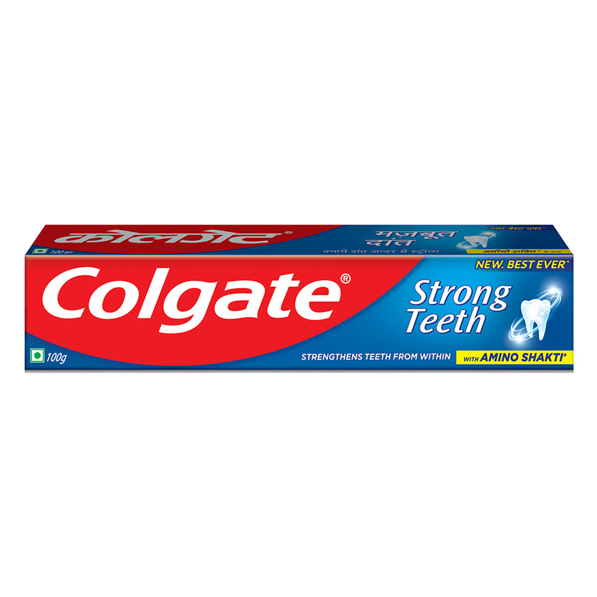Colgate Strong Teeth Amino Shakti Toothpaste, 100 gm, Pack of 1 Colgate Strong Teeth Amino Shakti Toothpaste, 100 gm, Pack of 1