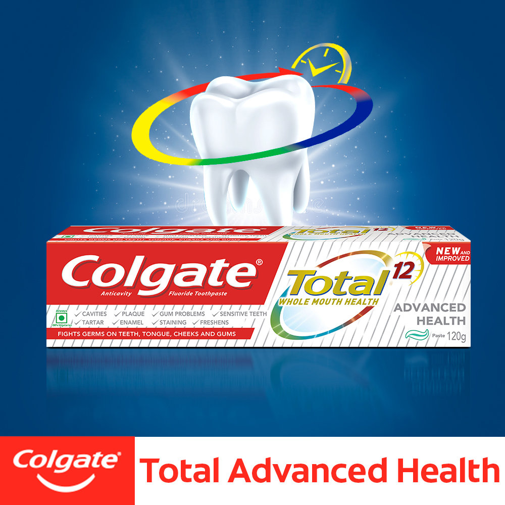 Colgate Total Advanced Health Toothpaste, 120 gm, Pack of 1 Colgate Total Advanced Health Toothpaste, 120 gm, Pack of 1