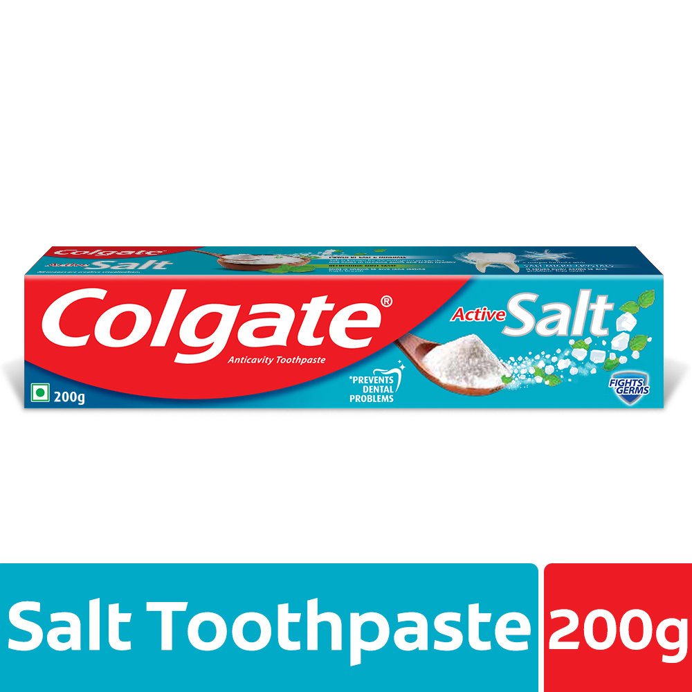 Colgate Active Salt Anticavity Toothpaste, 200 gm, Pack of 1 Colgate Active Salt Anticavity Toothpaste, 200 gm, Pack of 1