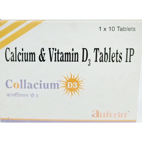 Collacium D3 Tablet 10's, Pack of 10
