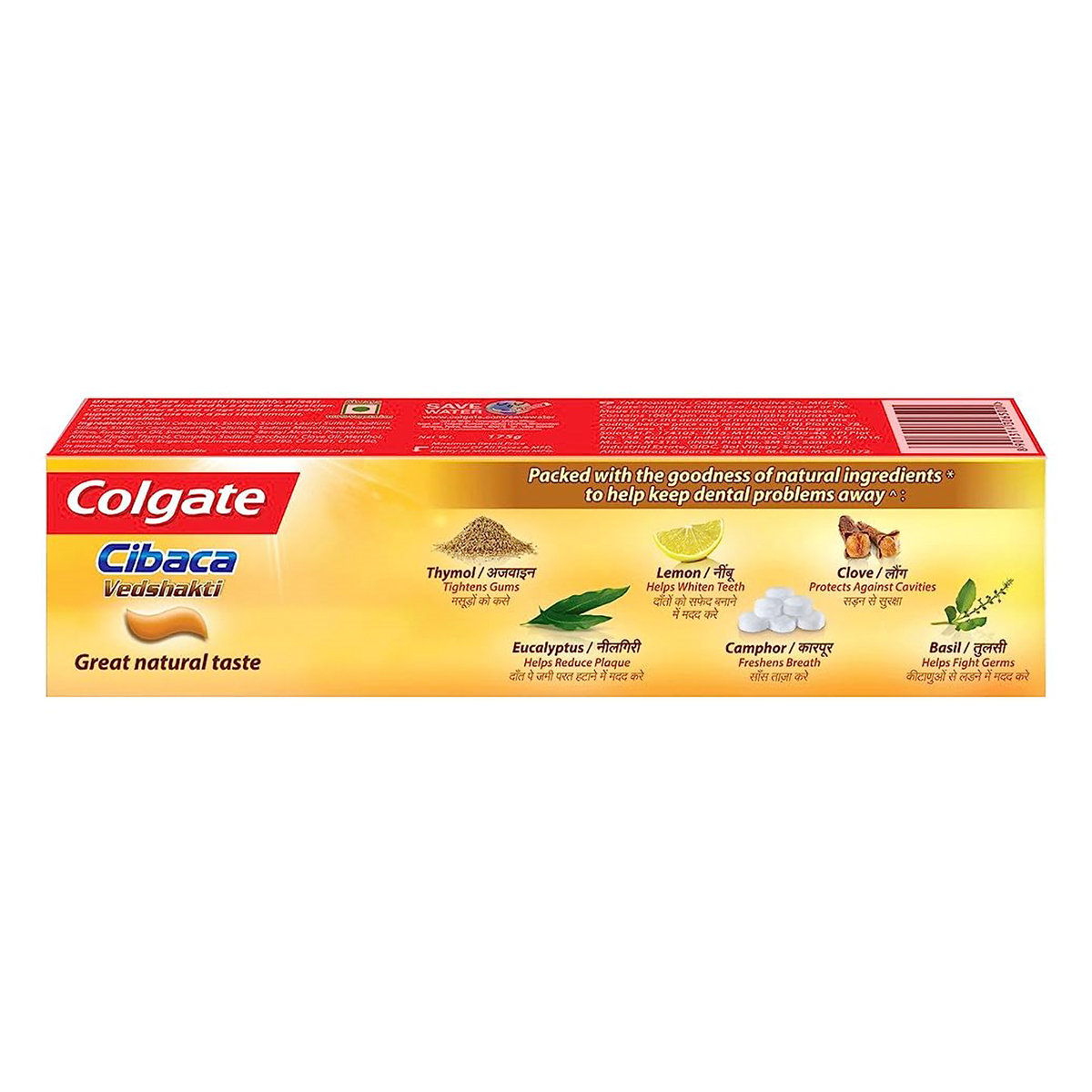 Colgate Cibaca Vedshakthi Toothpaste, 175 gm, Pack of 1 Colgate Cibaca Vedshakthi Toothpaste, 175 gm, Pack of 1