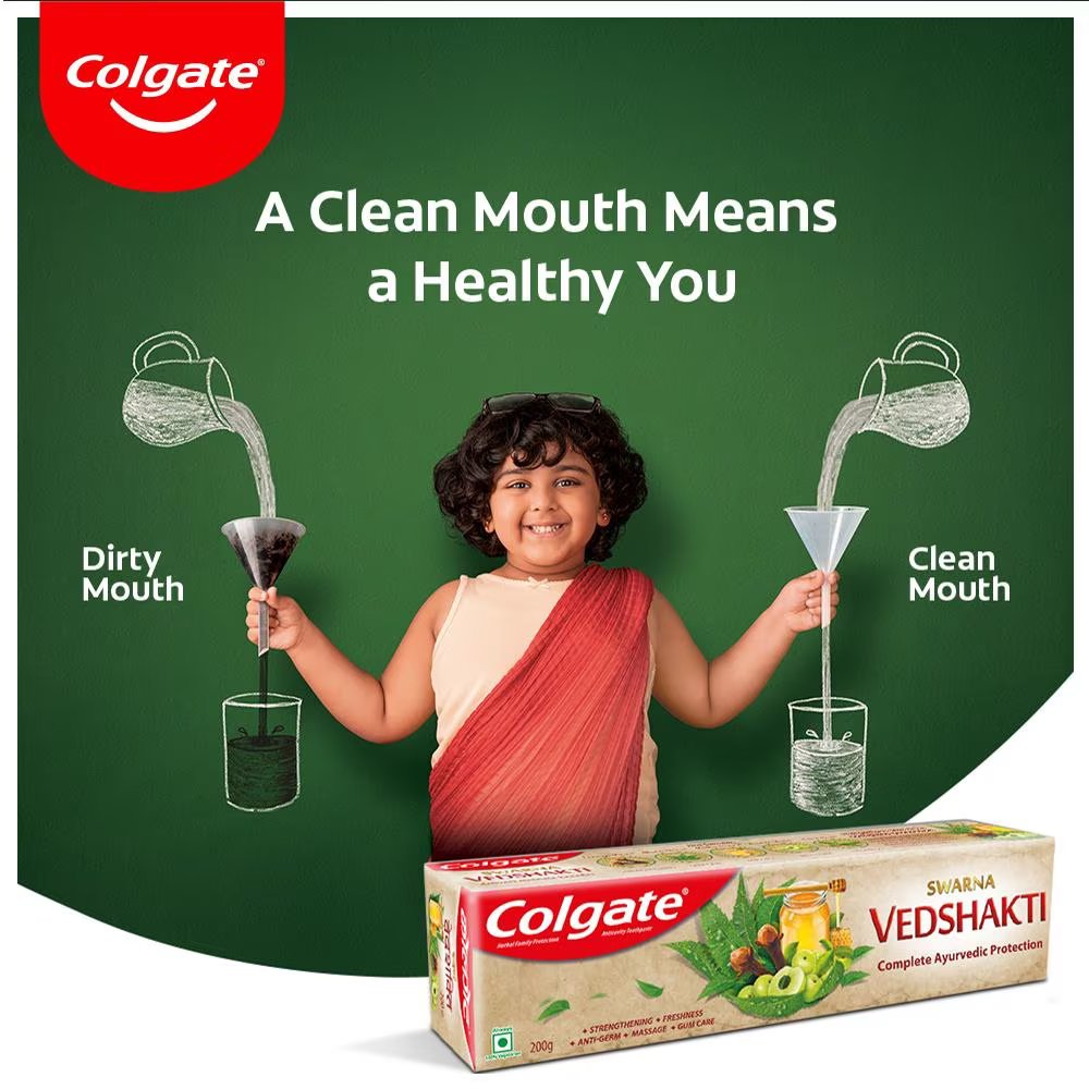 Colgate Swarna Vedshakti Anticavity Toothpaste, 100 gm, Pack of 1 Colgate Swarna Vedshakti Anticavity Toothpaste, 100 gm, Pack of 1