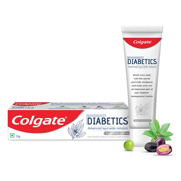Colgate Toothpaste for Diabetics, 70 gm, Pack of 1