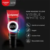Colgate Visible White O2 Whitening Peppermint Sparkle Toothpaste, 25 gm, Pack of 1