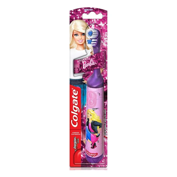 Colgate Barbie Extra Soft Electric Toothbrush, 1 Count, Pack of 1