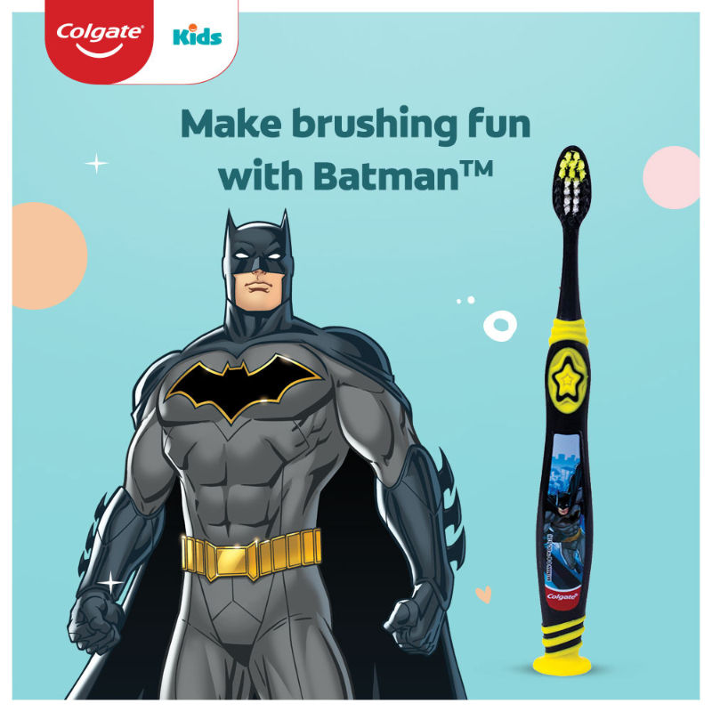 Colgate Kids Batman Battery Powered Toothbrush, 1 Count, Pack of 1 Colgate Kids Batman Battery Powered Toothbrush, 1 Count, Pack of 1