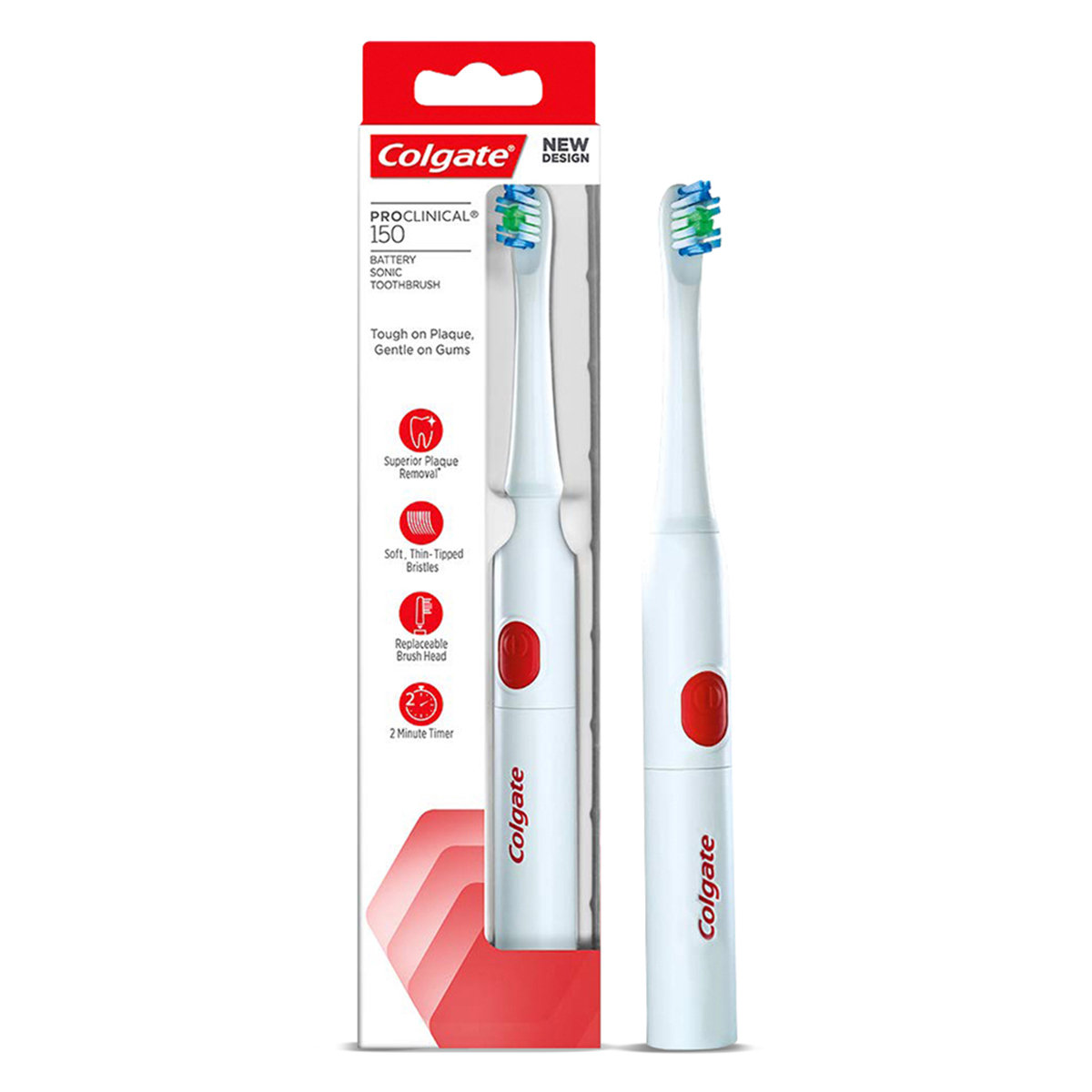 Colgate Proclinical 150 Battery Sonic Electric Toothbrush, 1 Count, Pack of 1 Colgate Proclinical 150 Battery Sonic Electric Toothbrush, 1 Count, Pack of 1