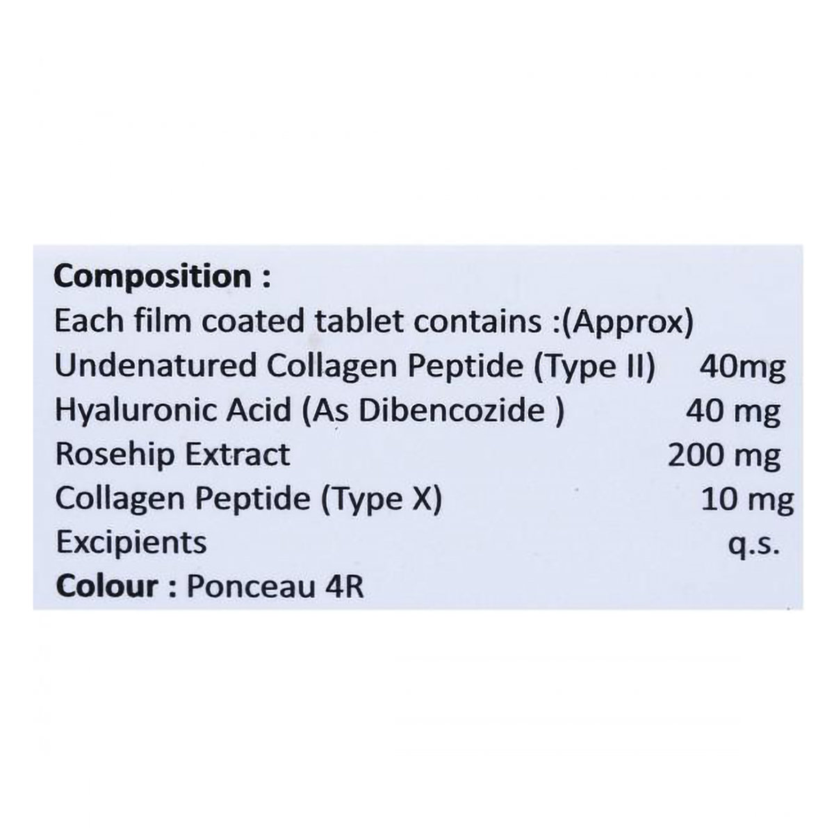 Colaros UC Tablet 10's, Pack of 10 Colaros UC Tablet 10's, Pack of 10