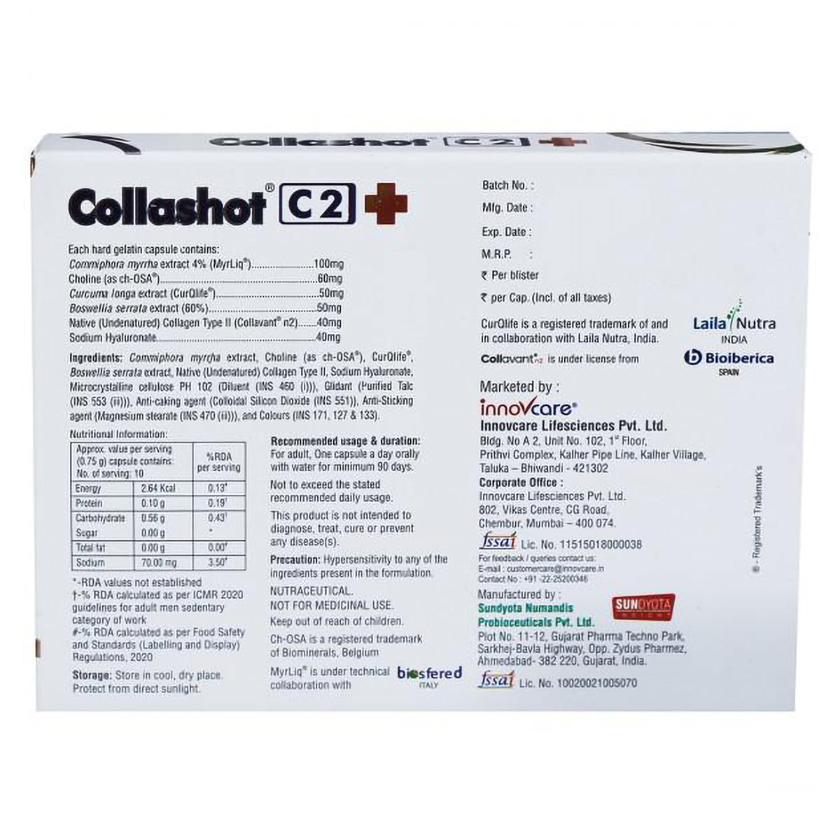 Collashot C2 Plus Capsule 10's, Pack of 10 Collashot C2 Plus Capsule 10's, Pack of 10