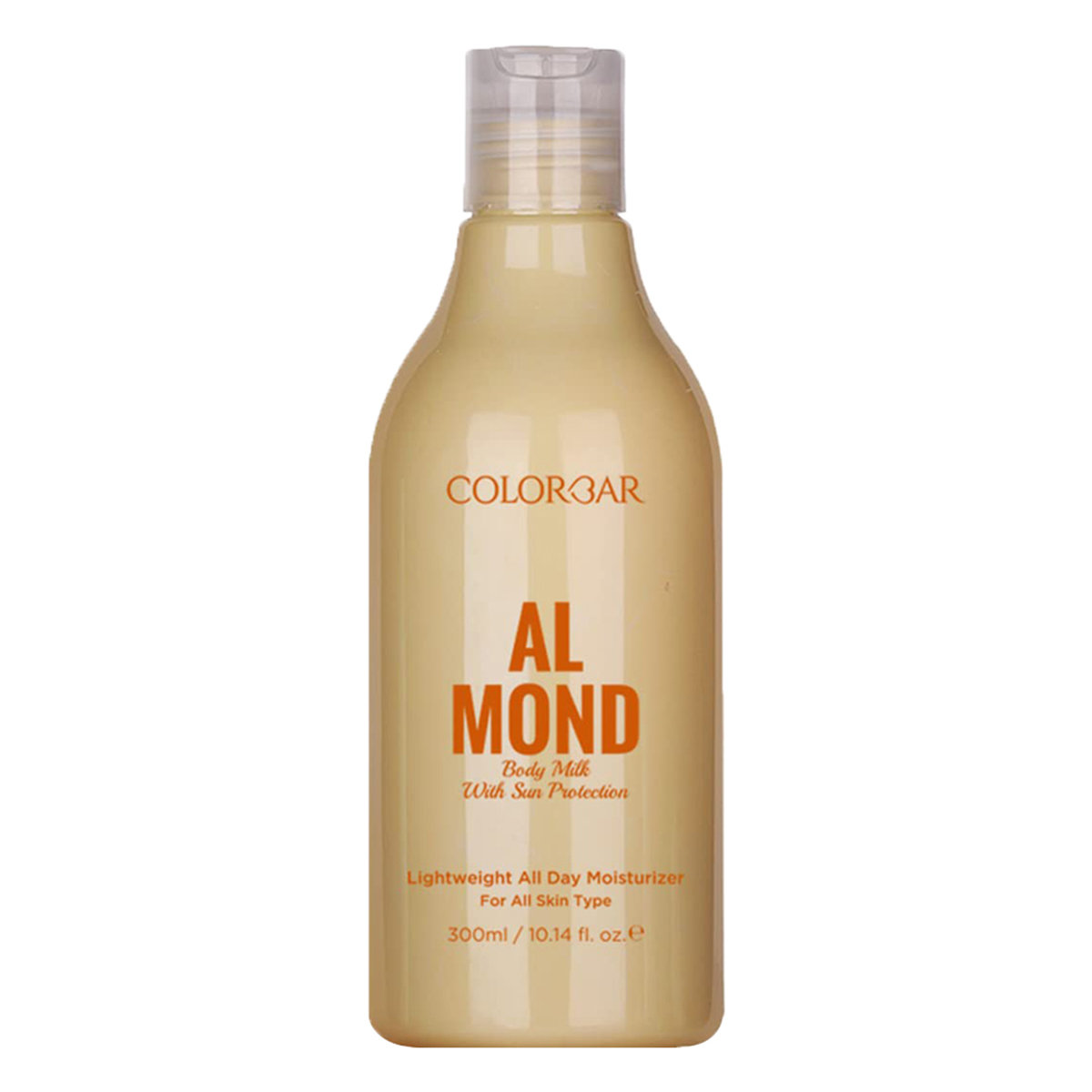 Colorbar Almond Body Milk 300 ml | Enriched With Avocado Oil | Sun Protection | All Day Moisturization | Deep Hydration | Lightweight | For All Skin Type, Pack of 1 Colorbar Almond Body Milk 300 ml | Enriched With Avocado Oil | Sun Protection | All Day Moisturization | Deep Hydration | Lightweight | For All Skin Type, Pack of 1