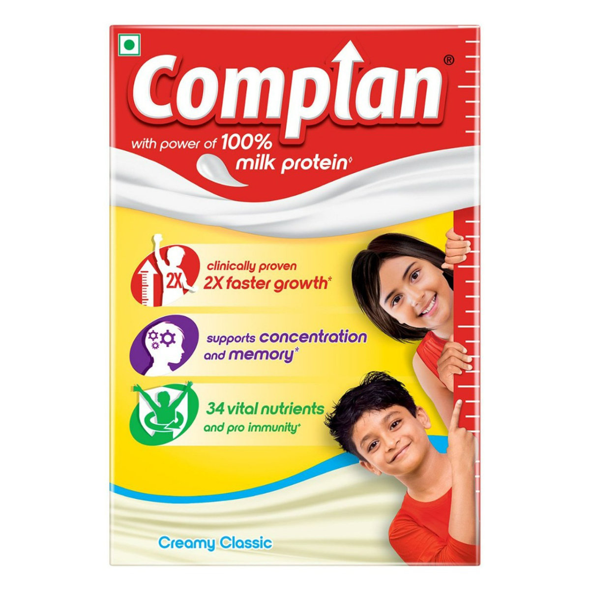 Complan Creamy Classic Flavour Nutrition Powder, 500 gm Refill Pack, Pack of 1 Complan Creamy Classic Flavour Nutrition Powder, 500 gm Refill Pack, Pack of 1