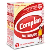 Complan Nutrigro Creamy Vanilla Flavour Health &amp; Nutrition Drink Powder, 200 gm Refill Pack, Pack of 1