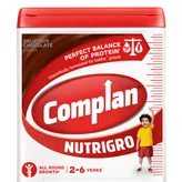 Complan Nutrigro Chocolate Flavour Nutrition Drink Powder, 400 gm Jar, Pack of 1