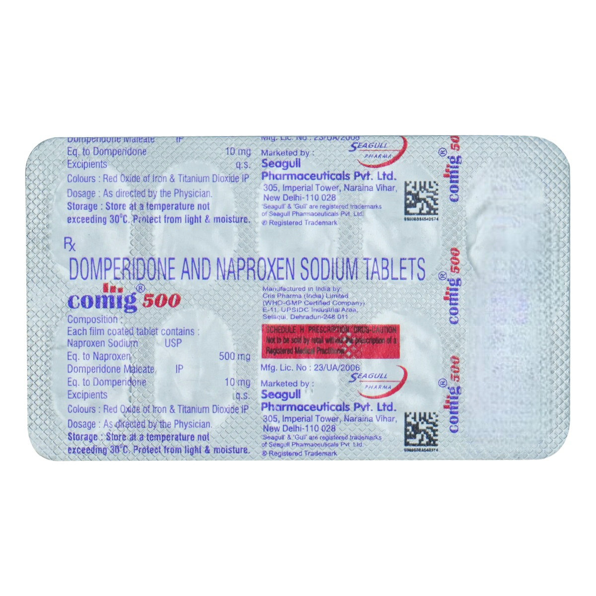 Comig 500 Tablet 10's, Pack of 10 TABLETS Comig 500 Tablet 10's, Pack of 10 TABLETS