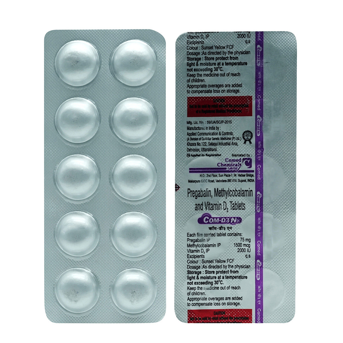 Com-D3 N Tablet 10's, Pack of 10 TABLETS Com-D3 N Tablet 10's, Pack of 10 TABLETS