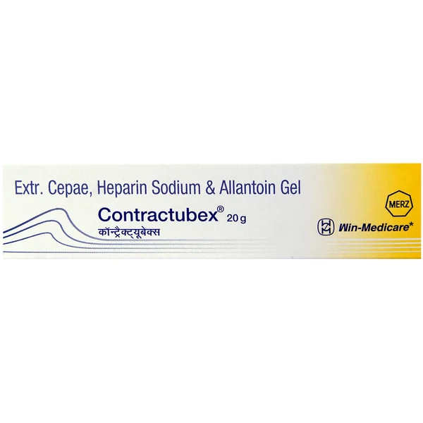 Contractubex Gel 20 gm | Extr Cepae Fluid, Heparin Sodium, Allantoin | Helps In Managing Scars Of Any Etiology, Pack of 1 GEL