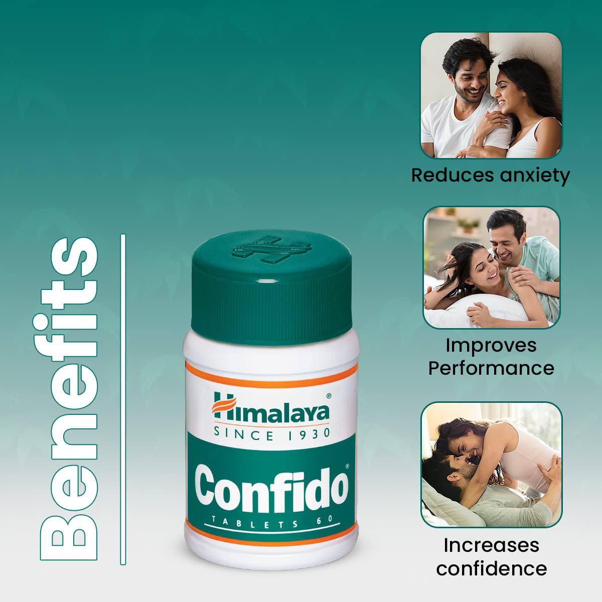Himalaya Confido, 60 Tablets, Pack of 1 Himalaya Confido, 60 Tablets, Pack of 1