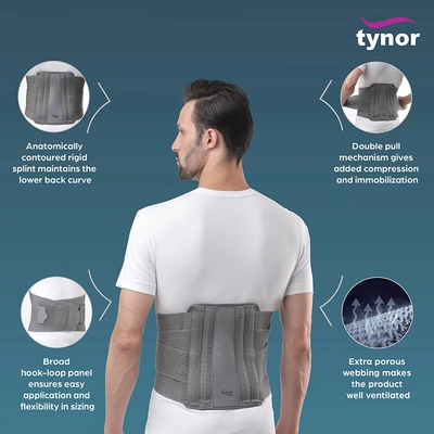 Tynor Contoured L.S. Belt L, 1 Count, Pack of 1