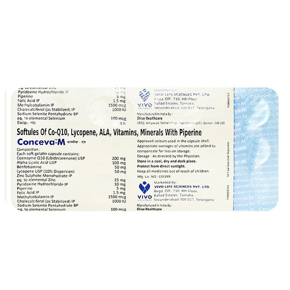 Conceva M Tablet 10's, Pack of 10 Conceva M Tablet 10's, Pack of 10