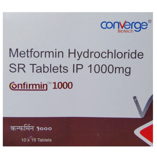 Confirmin 1000 mg SR Tablet 15's, Pack of 15 TABLETS