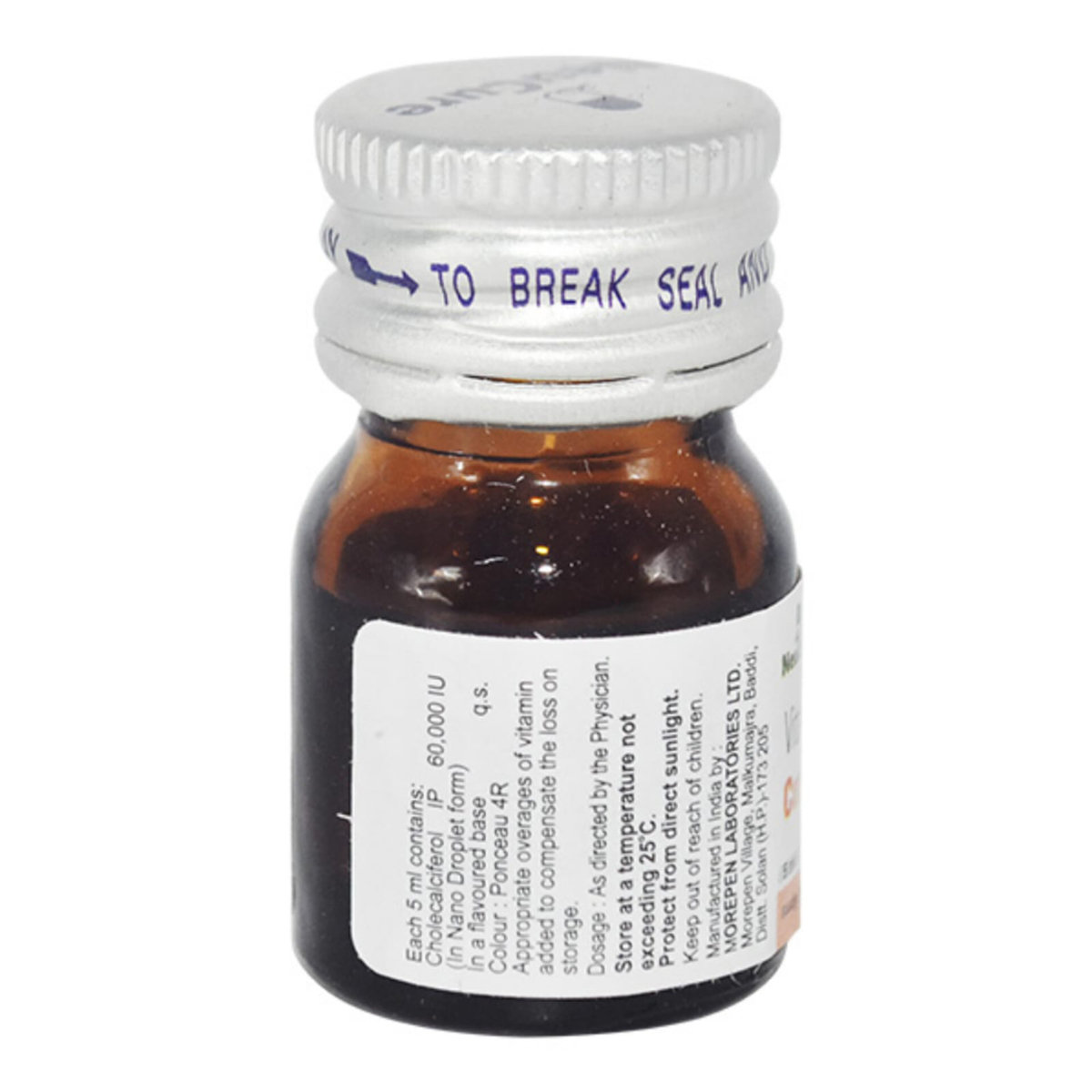 Cons-D60K Sugar Free Oral Solution 5 ml, Pack of 1 Solution Cons-D60K Sugar Free Oral Solution 5 ml, Pack of 1 Solution